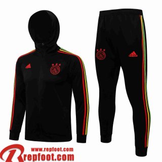 AJAX Veste Foot - Sweat A Capuche noir Homme 2021 2022 JK258