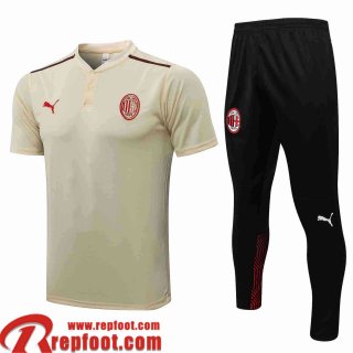 AC Milan Polo foot abricot Homme 2021 2022 PL219