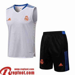 Real Madrid Sans manches blanc Homme 2021 2022 PL224