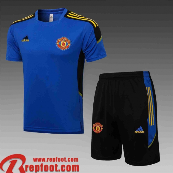 Manchester United T-shirt bleu Homme 2021 2022 PL247