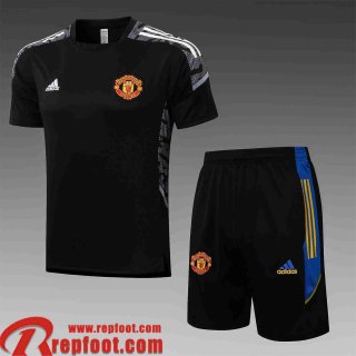 Manchester United T-shirt noir Homme 2021 2022 PL248