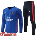 PSG Survetement de Foot bleu Homme 2021 2022 TG179