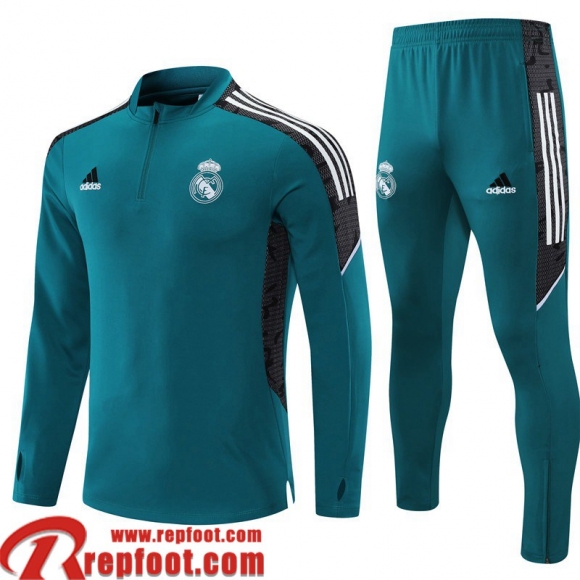 Real Madrid Survetement de Foot vert Homme 2021 2022 TG191