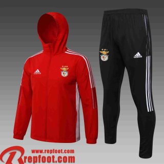Benfica Coupe Vent - Sweat a Capuche rouge Homme 2021 2022 WK33