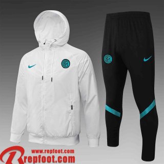 Inter Milan Coupe Vent - Sweat a Capuche blanc Homme 2021 2022 WK37