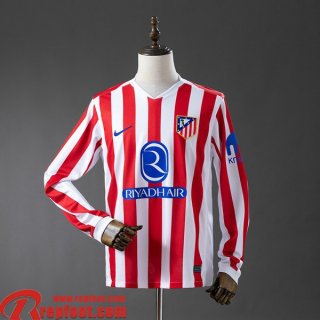 Atletico Madrid Maillots De Foot Domicile Homme Manche Longue 2025 2026