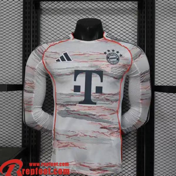 Bayern Munich Maillots De Foot Exterieur Homme Manche Longue 2025 2026