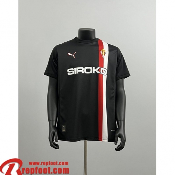 Sporting Gijon Maillots De Foot Exterieur Homme 2025 2026