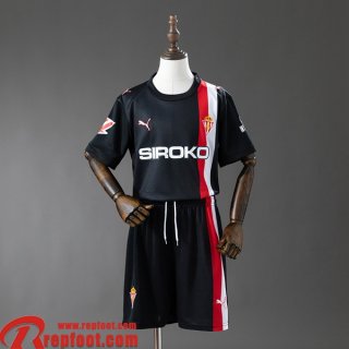 Sporting Gijon Maillots De Foot Exterieur Enfant 2025 2026