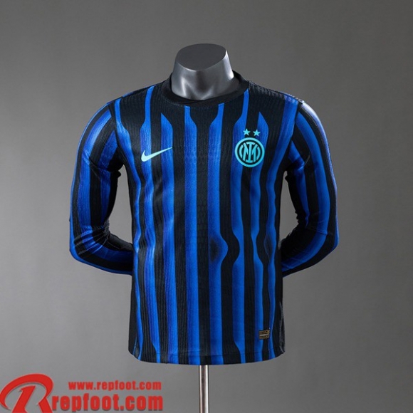 Inter Milan Maillots De Foot Domicile Homme Manche Longue 2025 2026