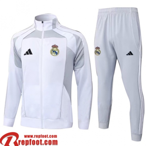 Real Madrid Veste Foot Homme 2025 2026 B591 Real Madrid Veste Foot Homme 2025 2026 B591