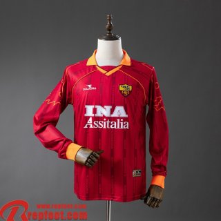 Rome Retro Maillots De Foot Domicile Homme Manche Longue 99 00 FG1258