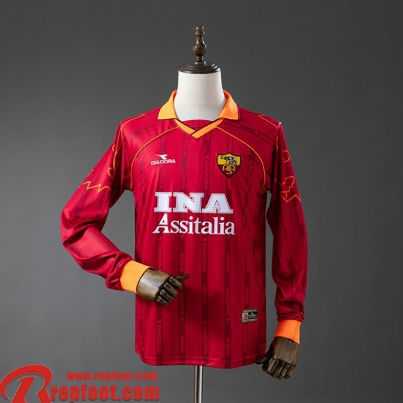 Rome Retro Maillots De Foot Domicile Homme Manche Longue 99 00 FG1258