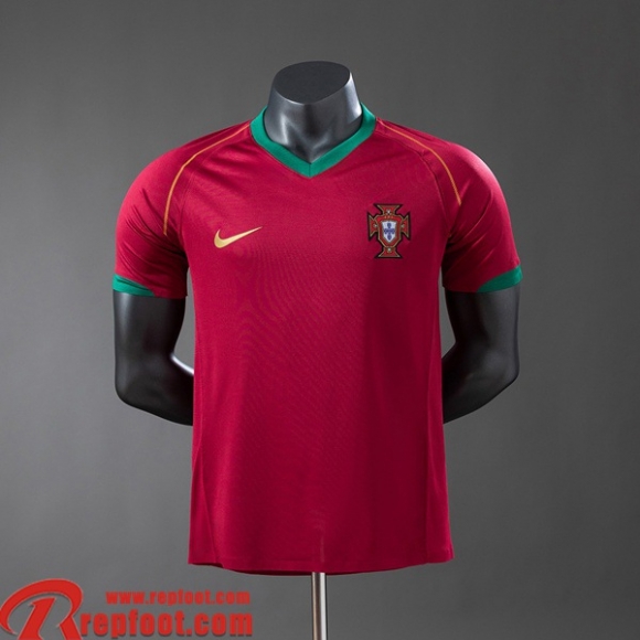 Portugal Retro Maillots De Foot Domicile Homme 2006 FG1259