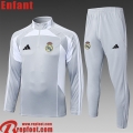 Real Madrid KIT: Survetement de Foot Enfant 2025 2026 C975 Real Madrid KIT: Survetement de Foot Enfant 2025 2026 C975