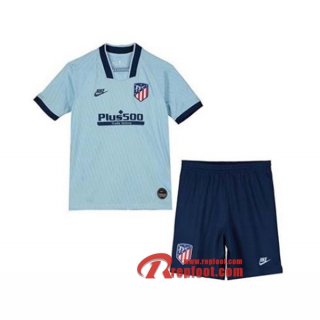 Ensemble Maillot De Atletico Madrid Enfant Bleu Third 2019 2020 Nouveau