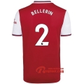 Maillot Arsenal FC No.2 Bellerin Rouge Domicile 2019 2020 Nouveau
