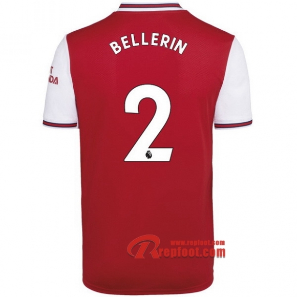 Maillot Arsenal FC No.2 Bellerin Rouge Domicile 2019 2020 Nouveau