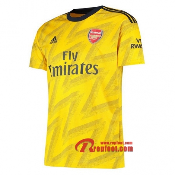 Maillot Arsenal FC Jaune Exterieur 2019 2020 Nouveau