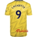 Maillot Arsenal FC No.14 Aubameyang Jaune Exterieur 2019 2020 Nouveau