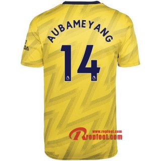 Maillot Arsenal FC No.19 Pepe Jaune Exterieur 2019 2020 Nouveau