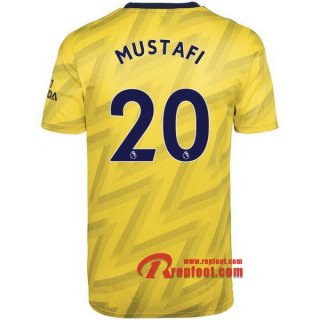 Maillot Arsenal FC No.29 Guendouzi Jaune Exterieur 2019 2020 Nouveau