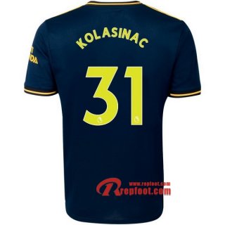 Maillot Arsenal FC No.31 Kolasinac Bleu Third 2019 2020 Nouveau