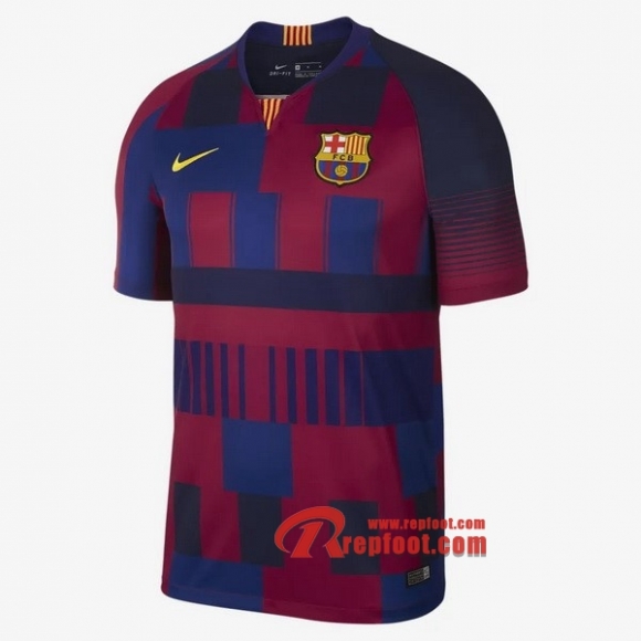 Maillot FC Barcelone 20Th Bleu Rouge 2019 2020 Nouveau Maillot FC Barcelone 20Th Bleu Rouge 2019 2020 Nouveau