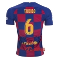 Maillot FC Barcelone No.6 Todibo Bleu Rouge Domicile 2019 2020 Nouveau