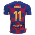 Maillot FC Barcelone No.11 O.Dembele Bleu Rouge Domicile 2019 2020 Nouveau