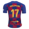 Maillot FC Barcelone No.17 Griezmann Bleu Rouge Domicile 2019 2020 Nouveau