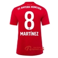 Maillot Bayern Munich No.8 Martinez Rouge Domicile 2019 2020 Nouveau Maillot Bayern Munich No.8 Martinez Rouge Domicile 2019 2020 Nouveau