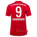 Maillot Bayern Munich No.9 Lewandowski Rouge Domicile 2019 2020 Nouveau