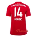 Maillot Bayern Munich No.14 Perisic Rouge Domicile 2019 2020 Nouveau