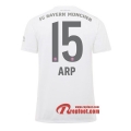 Maillot Bayern Munich No.15 Arp Blanc Exterieur 2019 2020 Nouveau