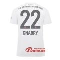 Maillot Bayern Munich No.22 Gnabry Blanc Exterieur 2019 2020 Nouveau  Maillot Bayern Munich No.22 Gnabry Blanc Exterieur 2019 2020 Nouveau