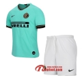 Ensemble Maillot De Inter Milan Enfant Vert Exterieur 2019 2020 Nouveau