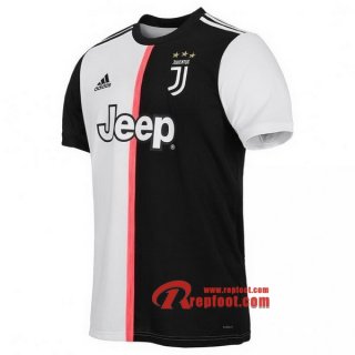 Maillot Juventus Turin Blanc Noir Domicile 2019 2020 Nouveau