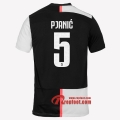 Maillot Juventus Turin No.5 Pjanic Blanc Noir Domicile 2019 2020 Nouveau