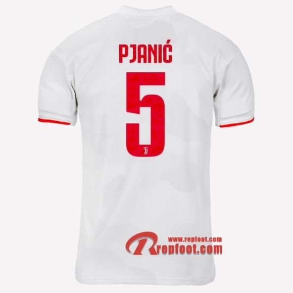 Maillot Juventus Turin No.5 Pjanic Gris Blanc Exterieur 2019 2020 Nouveau