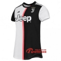 Maillot Du Juventus Turin Femme Noir Blanc Domicile 2019 2020 Nouveau