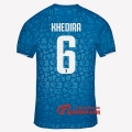 Maillot Juventus Turin No.6 Khedira Bleu Third 2019 2020 Nouveau