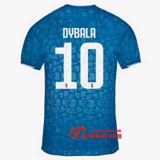 Maillot Juventus Turin No.10 Dybala Bleu Third 2019 2020 Nouveau