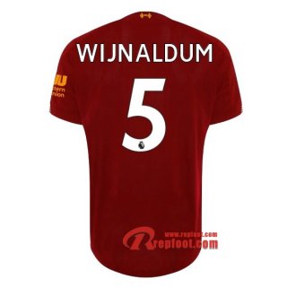 Maillot Liverpool FC No.5 Wijnaldum Rouge Domicile 2019 2020 Nouveau