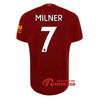 Maillot Liverpool FC No.7 Milner Rouge Domicile 2019 2020 Nouveau