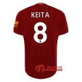 Maillot Liverpool FC No.8 Keita Rouge Domicile 2019 2020 Nouveau