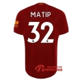 Maillot Liverpool FC No.32 Matip Rouge Domicile 2019 2020 Nouveau