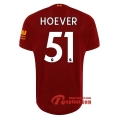 Maillot Liverpool FC No.51 Hoever Rouge Domicile 2019 2020 Nouveau