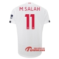 Maillot Liverpool FC No.11 M.Salah Blanc Exterieur 2019 2020 Nouveau