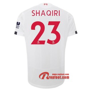 Maillot Liverpool FC No.23 Shaqiri Blanc Exterieur 2019 2020 Nouveau